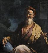 Giuseppe Antonio Petrini Laughing Democritus. Sweden oil painting artist